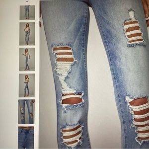 NATURE DENIM AIDEN HIGH RISE SKINNY JEANS